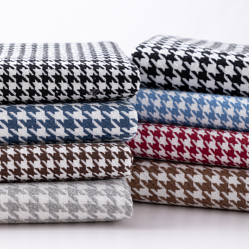 146 センチ幅高級千鳥格子生地綿とリネンの格子縞生地肥厚ソ - Linen Table Runner のレビューと価格